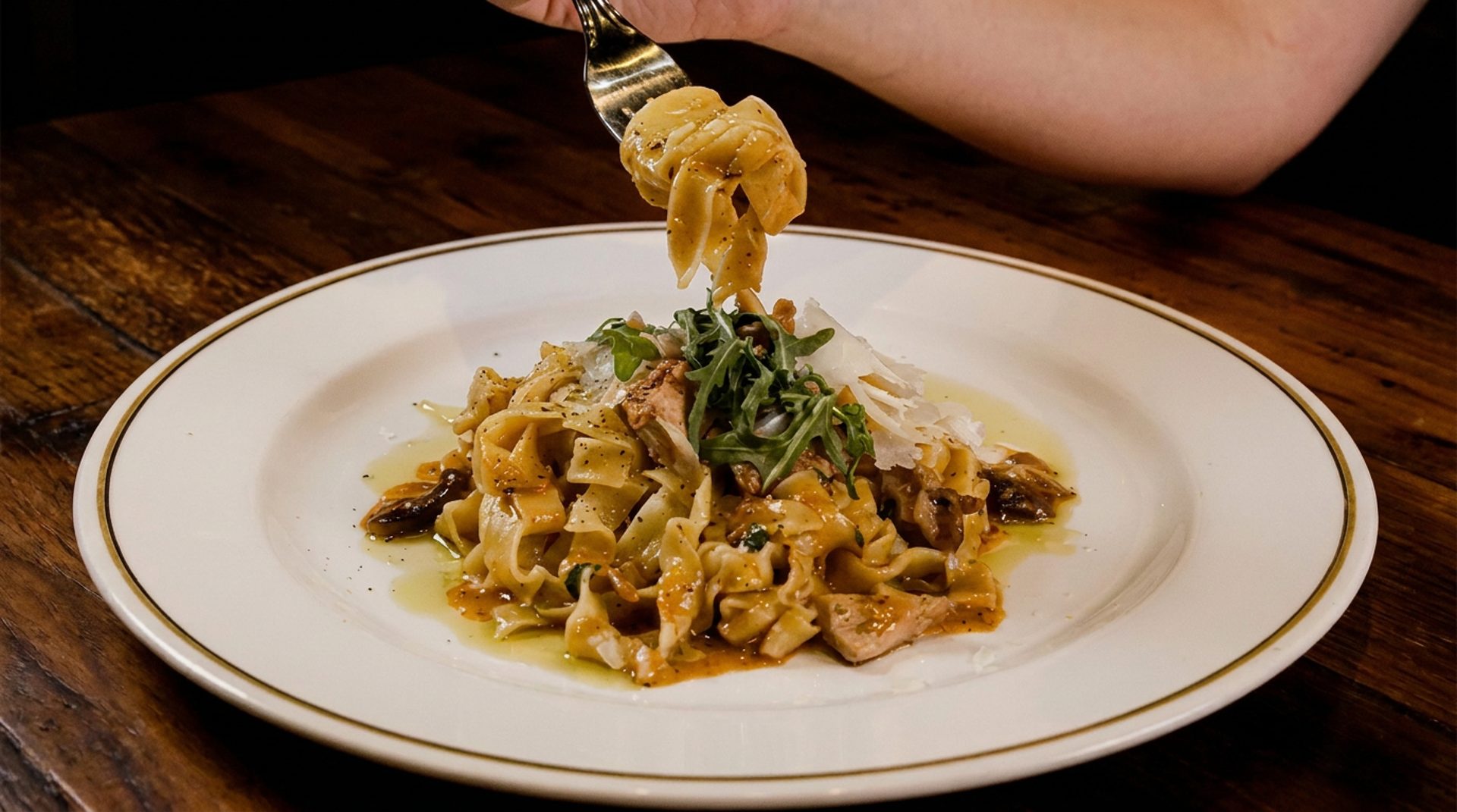 Pasta made fresh every day
