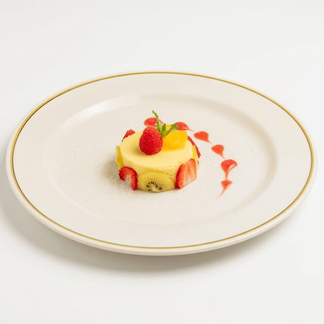 Passion Fruit Cheesecake.