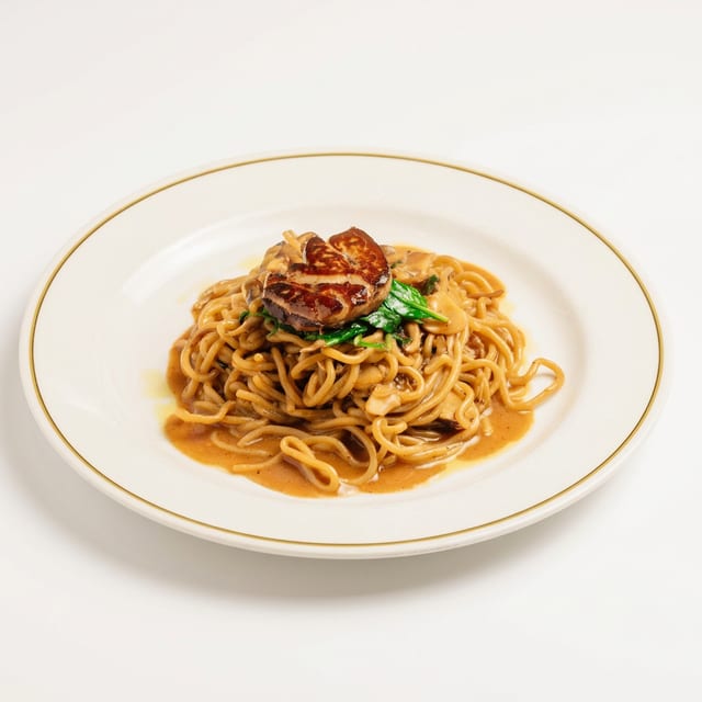 Seared Foie Gras Pasta.